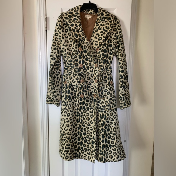 Nordstrom Jackets & Blazers - Like new animal print trench coat by Style Portfolio(Nordstrom) size M